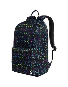 Рюкзак с карманом для ноутбука Neon cats Brauberg