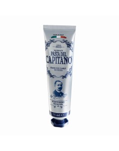 Паста зубная для деликатного отбеливания с содой 1905 Baking Soda 75 мл Pasta del capitano