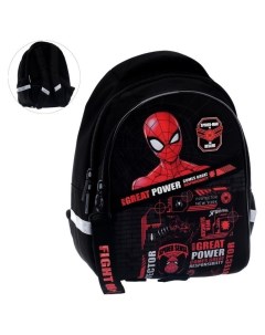 Рюкзак школьный Primary School эргономичная спинка 37 х 25 х 17 см Человек паук Hatber