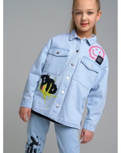Куртка текстильная джинсовая для девочек Playtoday tween