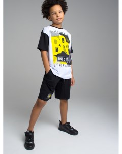 Комплект трикотажный для мальчиков фуфайка футболка шорты Playtoday sport