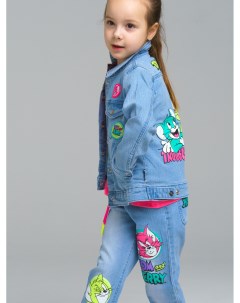 Куртка текстильная джинсовая для девочек Playtoday kids