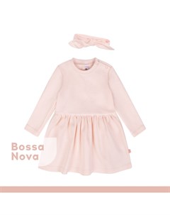 Комплект платье и повязка Горошинка 063МП Bossa nova