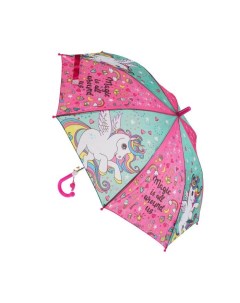 Зонт детский Единороги со свистком 45 см Играем вместе