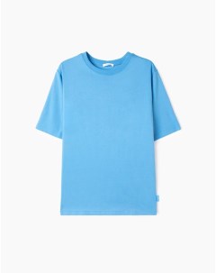 Синяя базовая футболка oversize из джерси Gloria jeans