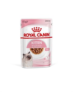 Кусочки в соусе для котят 4 12 месяцев 24 шт Royal canin паучи