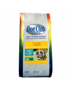 Sun полнорационный сухой корм для собак с рыбой 12 кг Dog club