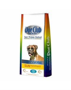 Sun полнорационный сухой корм для собак с рыбой Dog club