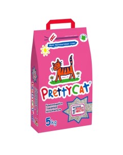 PrettyCat Euro Mix Комкующийся глиняный наполнитель для кошек 5 кг Prettycat
