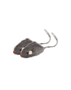 Мышь погремушка Игрушка для кошек натуральный кроличий мех Уют
