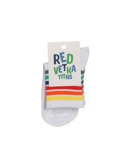 Детские носки Радуга Белый р 18 20 Red vetka teens
