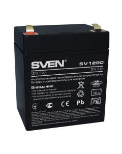 Батарея SV1250 12V 5Ah Sven