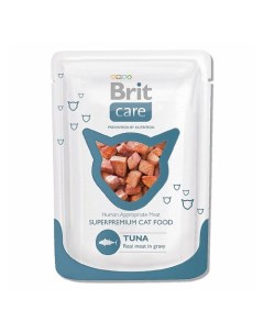 Паучи Брит для кошек Тунец цена за упаковку Brit*