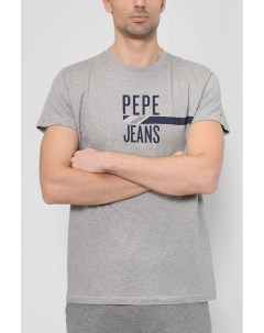Футболка с логотипом бренда Pepe jeans