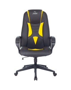 Компьютерное кресло 8 черный желтый Zombie