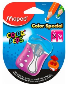 Точилка Color Pep s с контейнером 2 отверстия Maped
