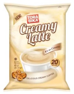 Кофе растворимый Creamy Latte 20 шт х 30 г Torabika