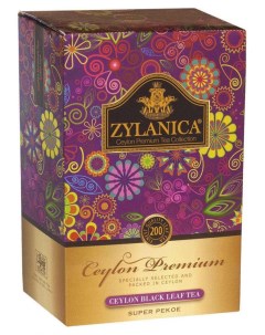 Чай черный Ceylon Premium Collection Super Pekoe листовой 200 г Zylanica