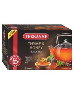 Чай черный Thyme Honey тимьян и мёд в пакетиках 20х2 г Teekanne