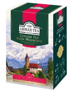 Чай черный Цейлонский F B O P F Высокогорный листовой 200 г Ahmad tea