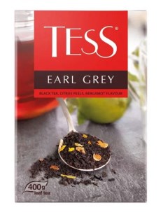 Чай черный Earl Gray цейлонский листовой 400 г Tess