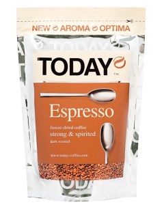 Кофе растворимый Espresso сублимированный 75 г Today