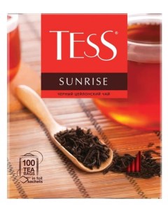 Чай черный Sunrise в пакетиках 100 шт Tess