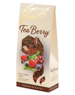 Чай черный Русский с ягодами и фруктами листовой 100 г Tea berry