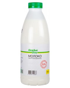 Молоко пастеризованное питьевое 3 2 БЗМЖ 0 9 л Каждый день