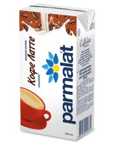 Коктейль молочный Кофе Латте Итальянский БЗМЖ 500 мл Parmalat