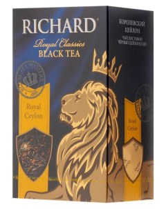 Чай черный Royal Ceylon цейлонский листовой 90 г Richard