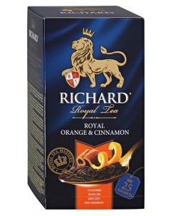 Чай черный Royal Orange Cinnamon с корицей и апельсином 25x2 г Richard