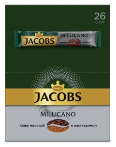Кофе растворимый Millicano сублимированный 1 8 г Jacobs