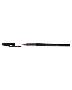 Ручка шариковая Liner 808 F черная Stabilo