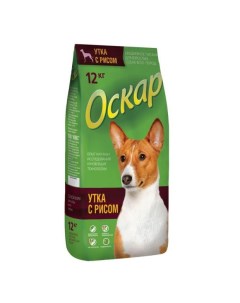 Сухой корм для собак Утка с рисом 12 кг Оскар