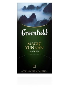 Чай черный Magic Yunnan в пакетиках 25х2 г Greenfield