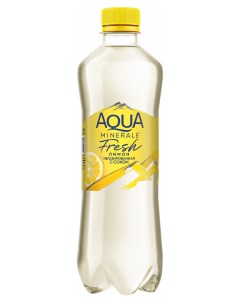 Вода Fresh Лимон негазированная 0 5 л Aqua minerale