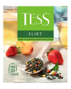 Чай зеленый Flirt в пакетиках 100 шт Tess