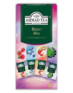 Чайное ассорти Ягодный Микс 4 вкуса в пакетиках 24 шт 37 8 г Ahmad tea