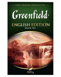 Чай черный English Edition листовой 100 г Greenfield