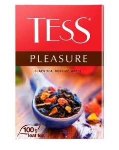 Чай черный Pleasure с добавками листовой 100 г Tess