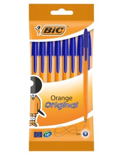 Ручка шариковая Orange Fine синяя 8 шт Bic