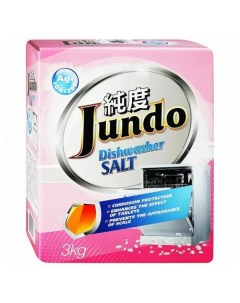 Соль для посудомоечных машин ионизированная серебром 3 кг Jundo
