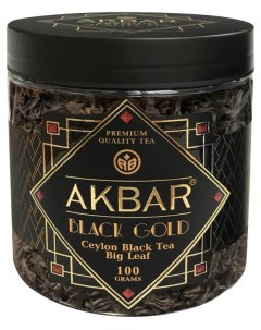 Чай черный Black Gold крупнолистовой 100 г Akbar