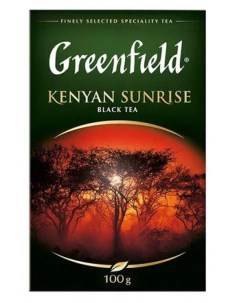 Чай черный Kenyan Sunrise листовой 100 г Greenfield