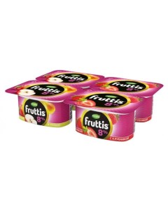 Йогуртный продукт клубника яблоко груша 8 БЗМЖ 115 г Fruttis