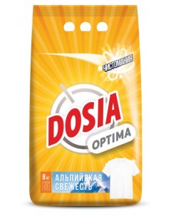 Стиральный порошок Optima Альпийская свежесть 8 кг Dosia