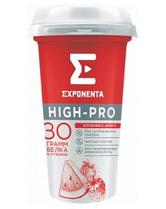 Напиток кисломолочный High pro клубника арбуз 250 мл Exponenta