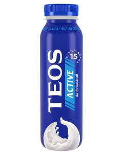 Йогурт питьевой Active натуральный 2 260 г Teos