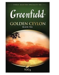 Чай черный Golden Ceylon листовой 100 г Greenfield
